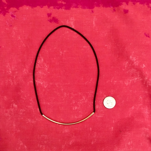 Gold Bar Necklace - Picture 2 of 7